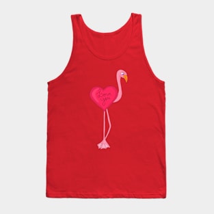 A Flamingo in Love Tank Top